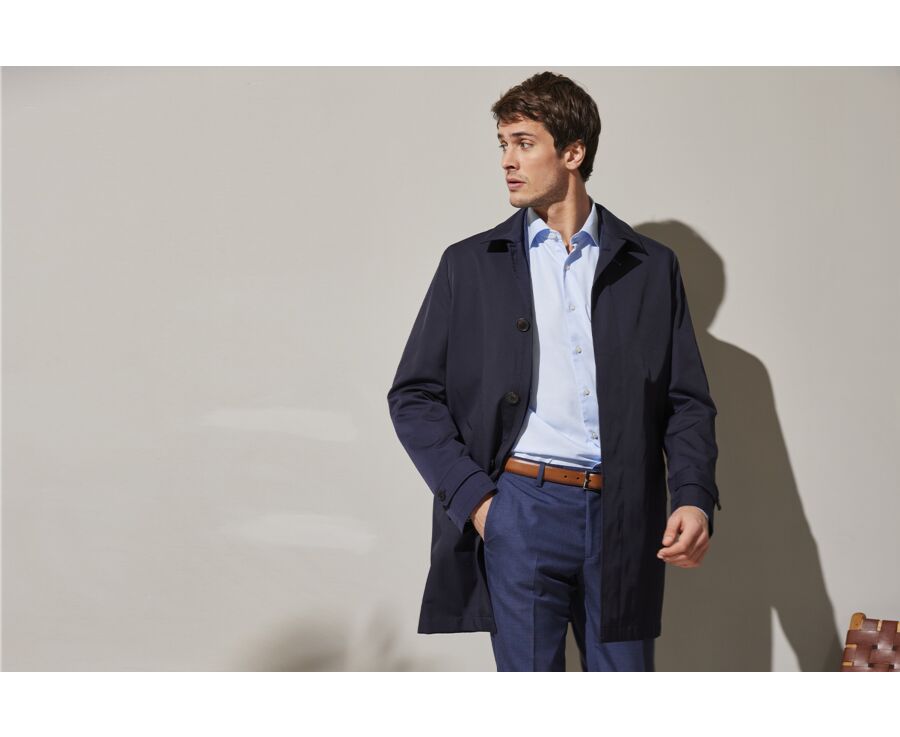 Trench homme Bleu Marine - AURÈLE II