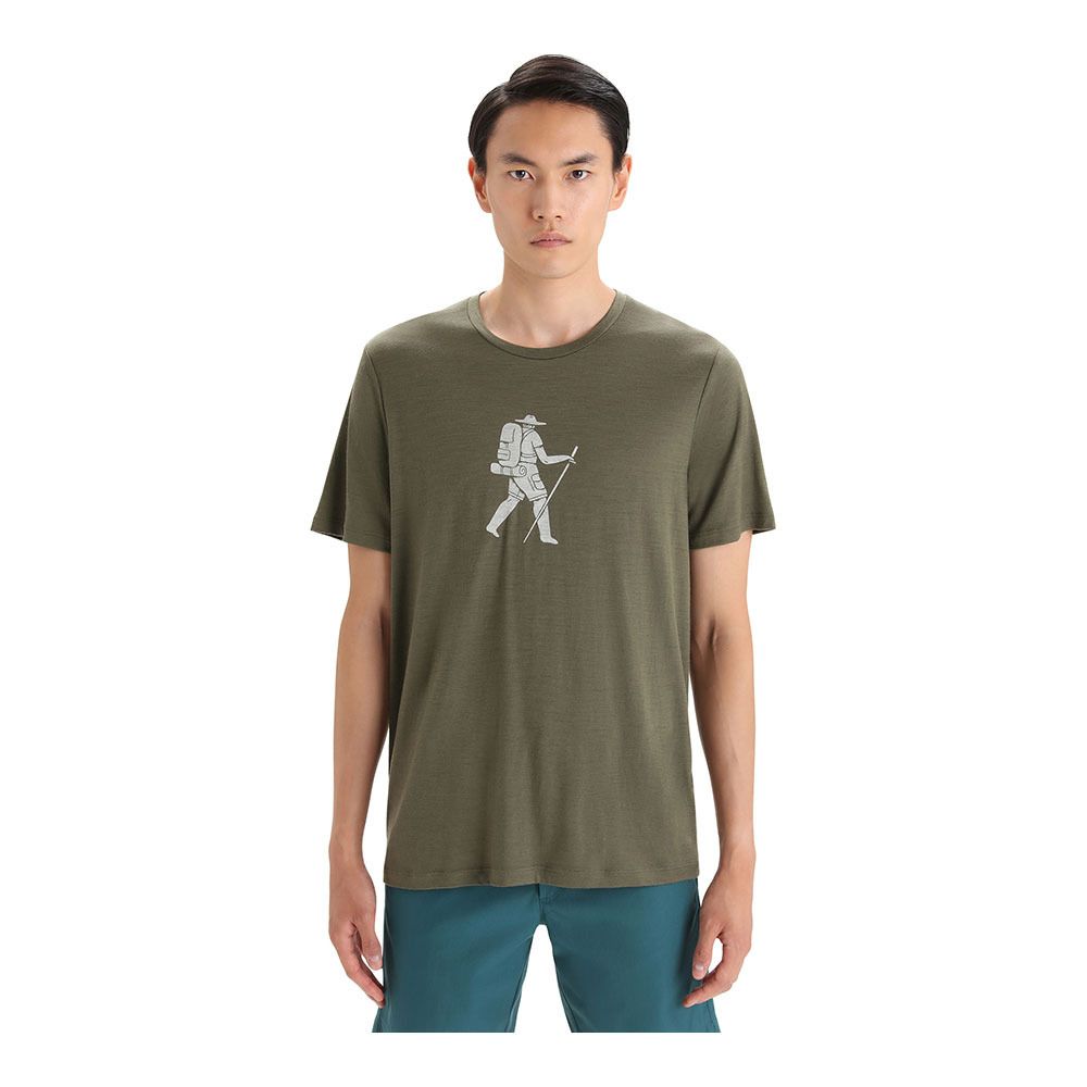 Icebreaker TECH LITE II - Tee-shirt Homme loden