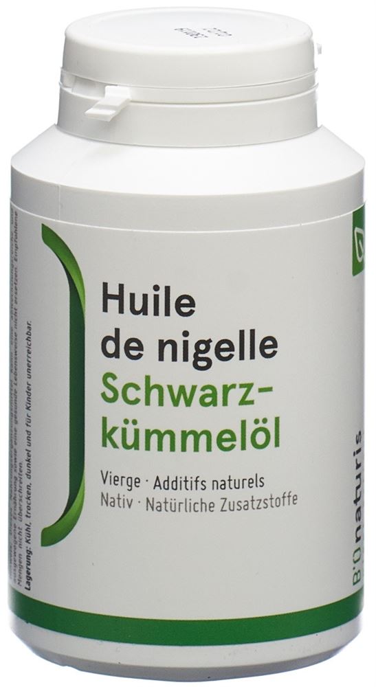 BIONATURIS Schwarzkümmelöl Kaps 500 mg 180 Stk