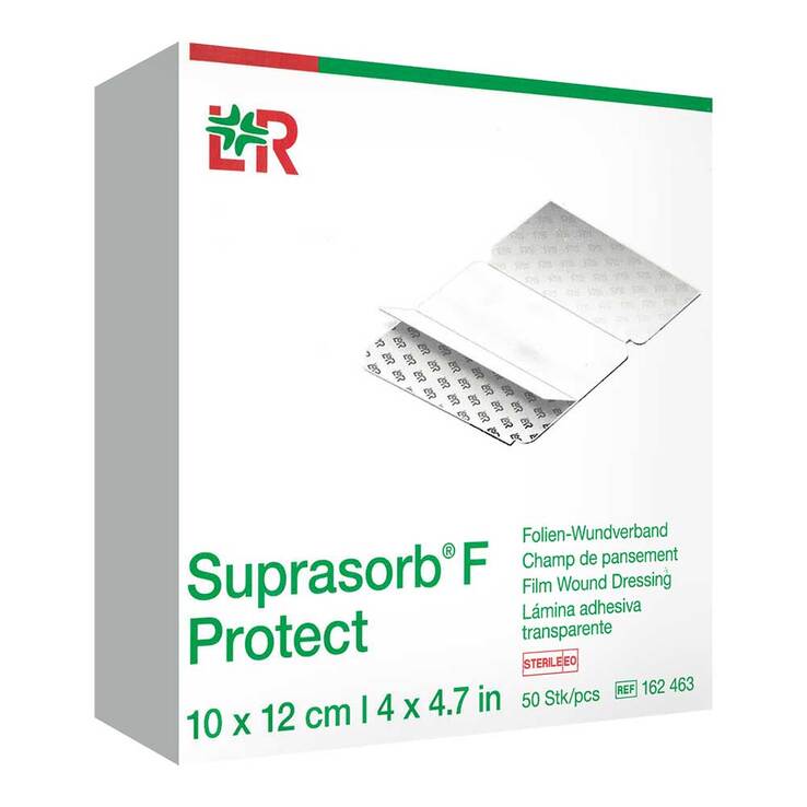 Suprasorb F Folien Wundverband 10x12 cm steril, 50 St