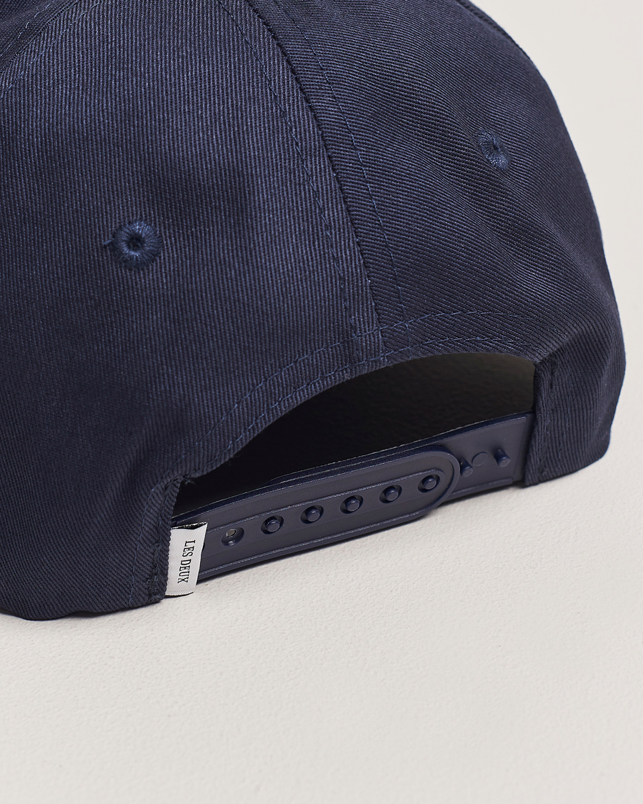 Les Deux Encore Organic Cotton Baseball Cap II Dark Navy