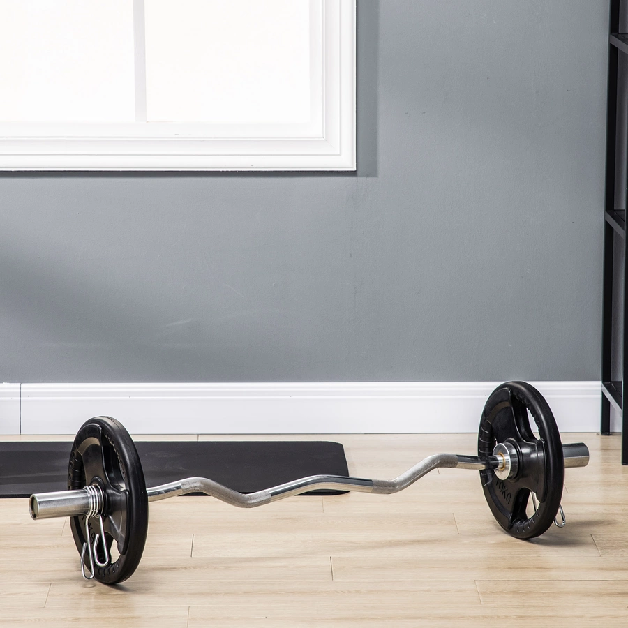 SPORTNOW Hantelscheibe mit 5 cm Bohrung schwarz