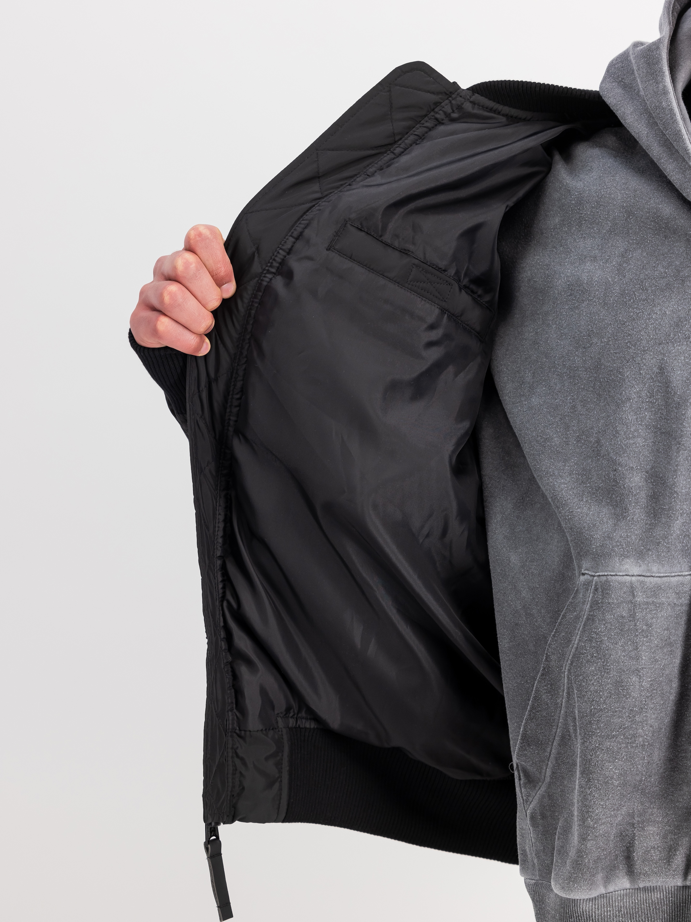 Alpha Industries Steppjacke »MA-1 Logo Puffer« ohne Kapuze