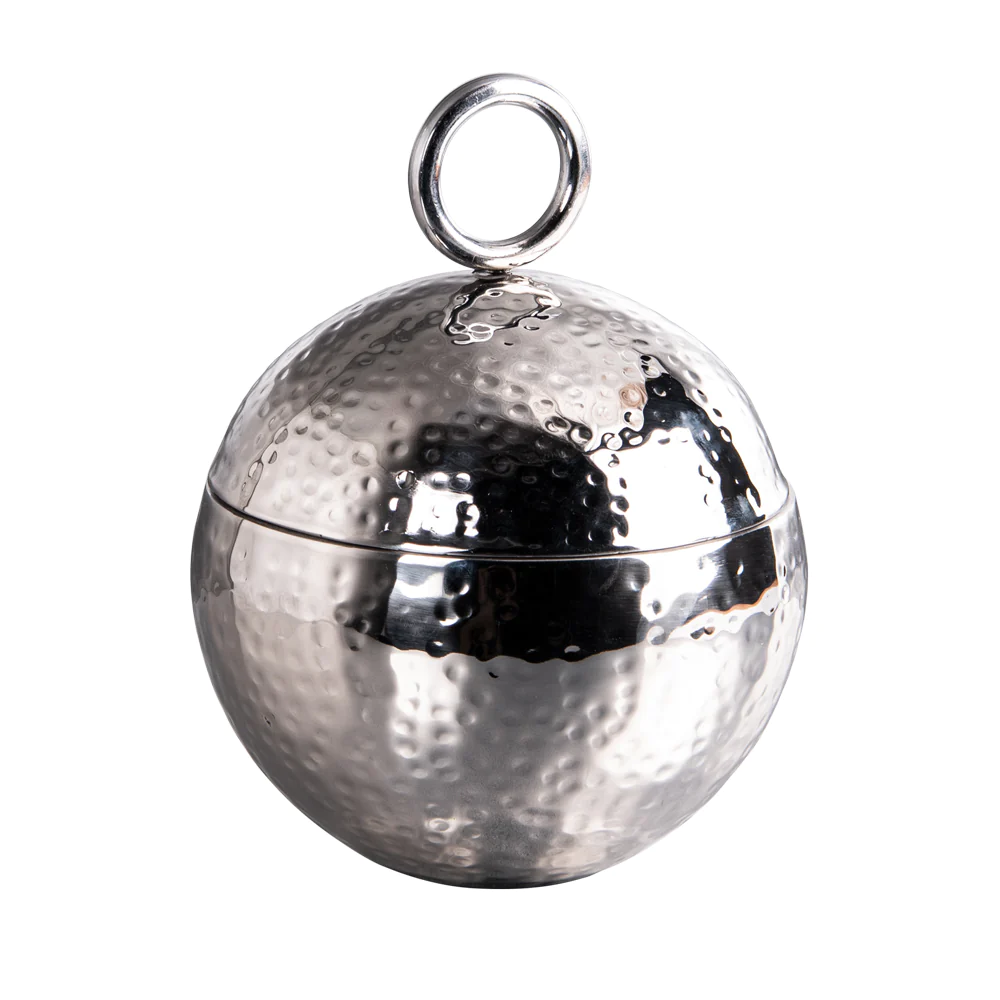 Seau à Glace boule double parois Martelé Table passion
