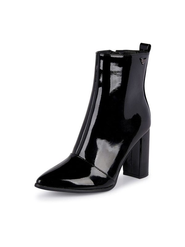 Bottines Ygritte Noires brillantes - Les Petites Bombes