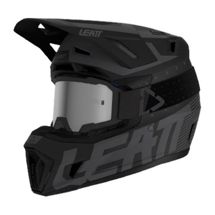 Casque cross Leatt 7.5 V23 avec masque 4.5 Iriz 2025 - Noir