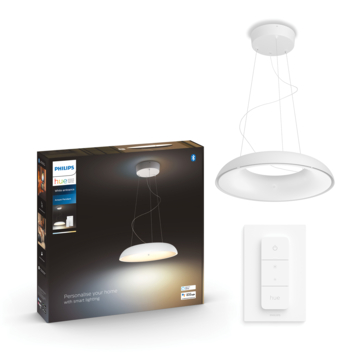 Philips Hue hanglamp Amaze wit - warm tot koelwit licht 25W - met 1 dimmer switch