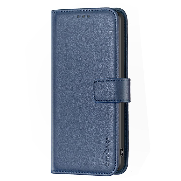 Samsung Galaxy A26 / A17 Leder Tasche Flip Cover mit Kartenfächer - Blau