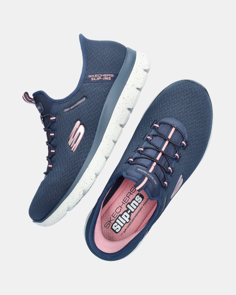 Skechers Hands Free Slip-Ins Summits Instapschoenen  - blauw