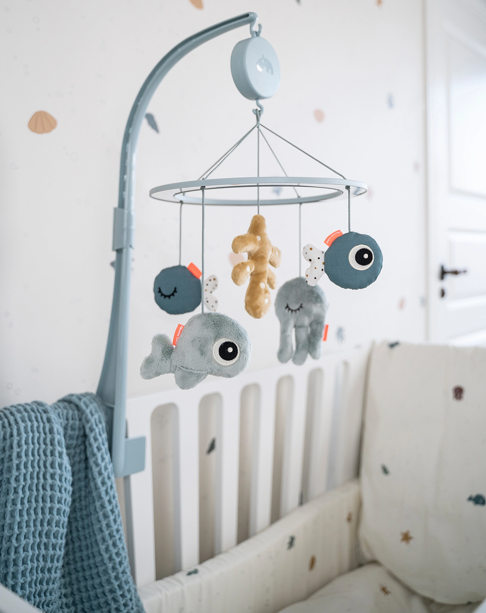 Musik-Mobile SEA FRIENDS (⌀27cm) in blau