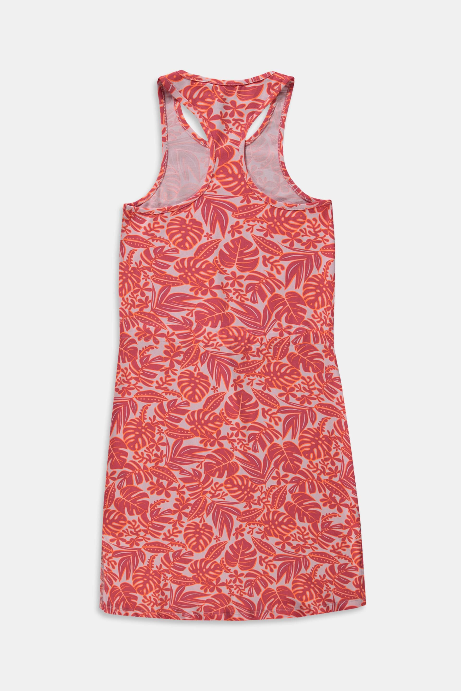 Robe à motif tropical