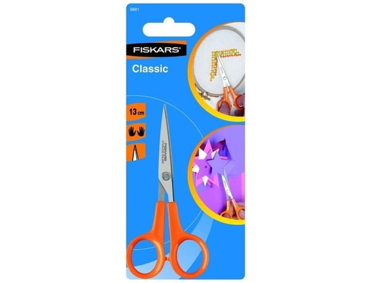 FISKARS - Kit de couture Ciseaux Classic micro-tip ambidextre 13 cm