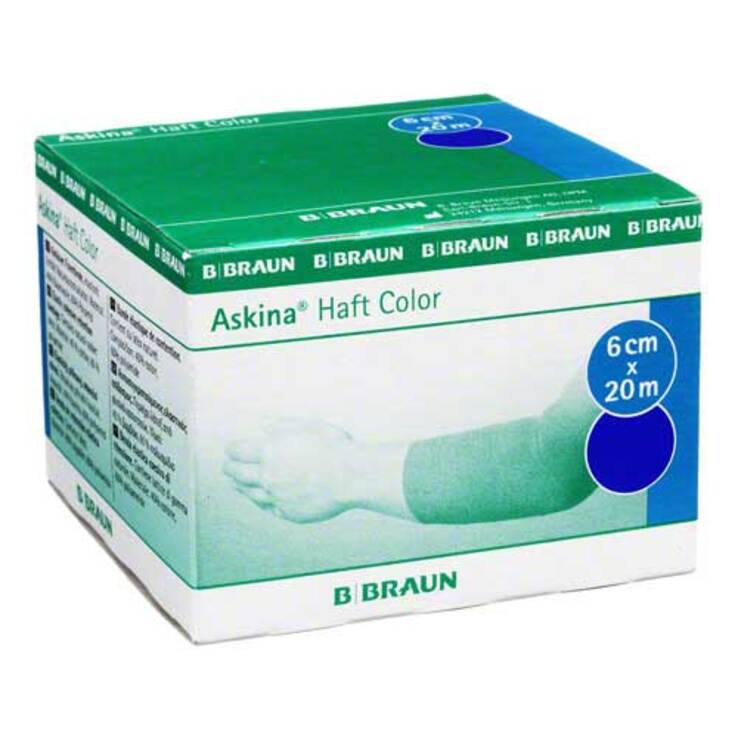 Askina Haftbinde Color 6cmx2, 1 St