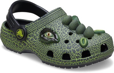 Crocs Classic IAM Scary Dino Kids Sandaler, Svart