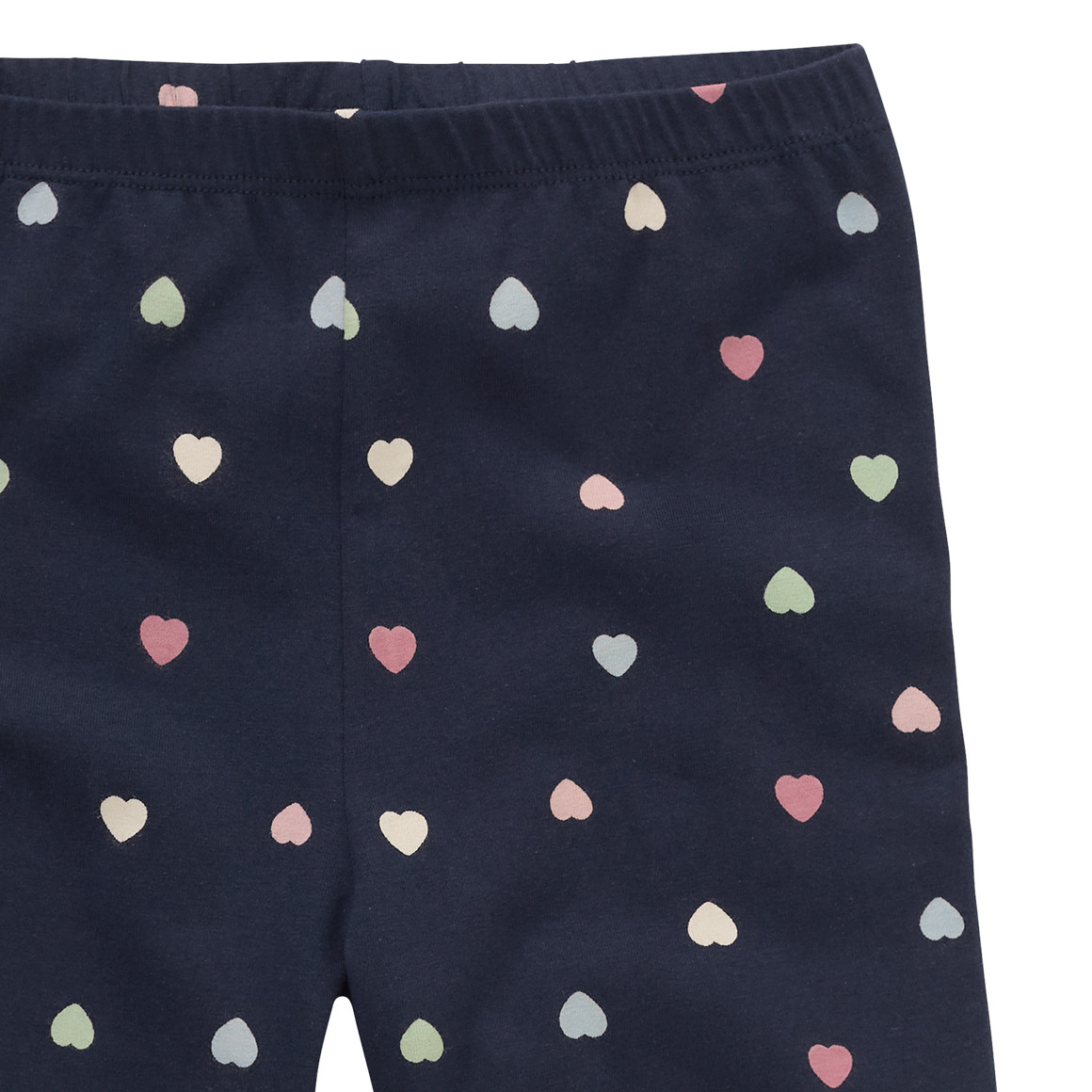 Topolino Mädchen Radler mit Herz-Allover dunkelblau