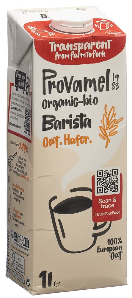 PROVAMEL Haferdrink Barista Bio 1 lt