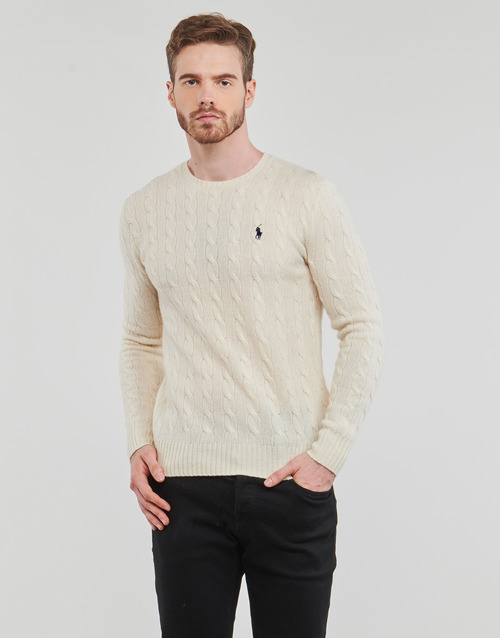 Polo Ralph Lauren - LSCABLECNPP-LONG SLEEVE-PULLOVER Marfil
