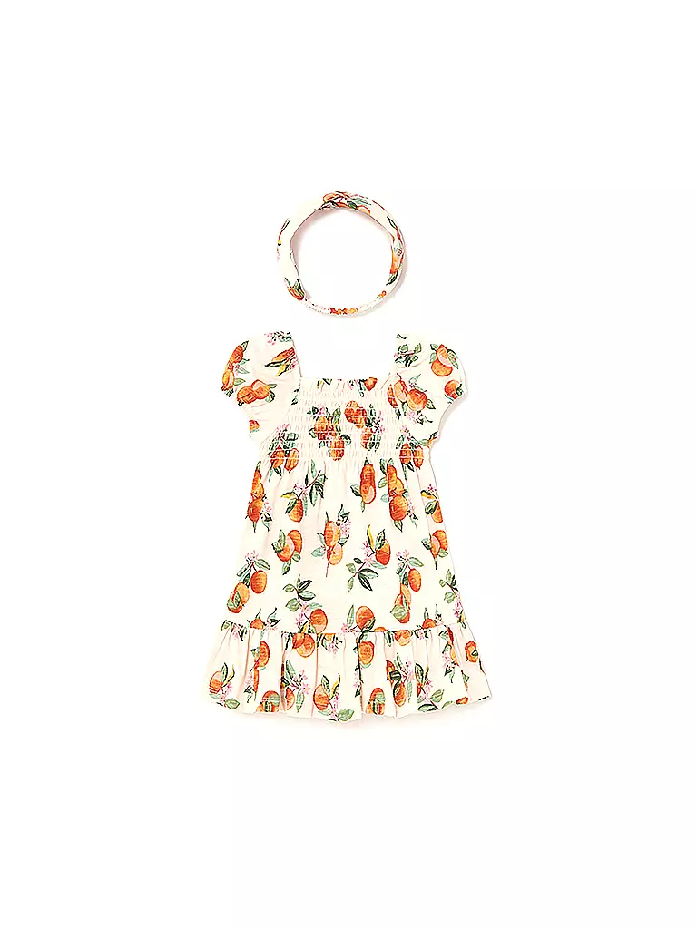 MAYORAL Baby Kleid mit Stirnband beige