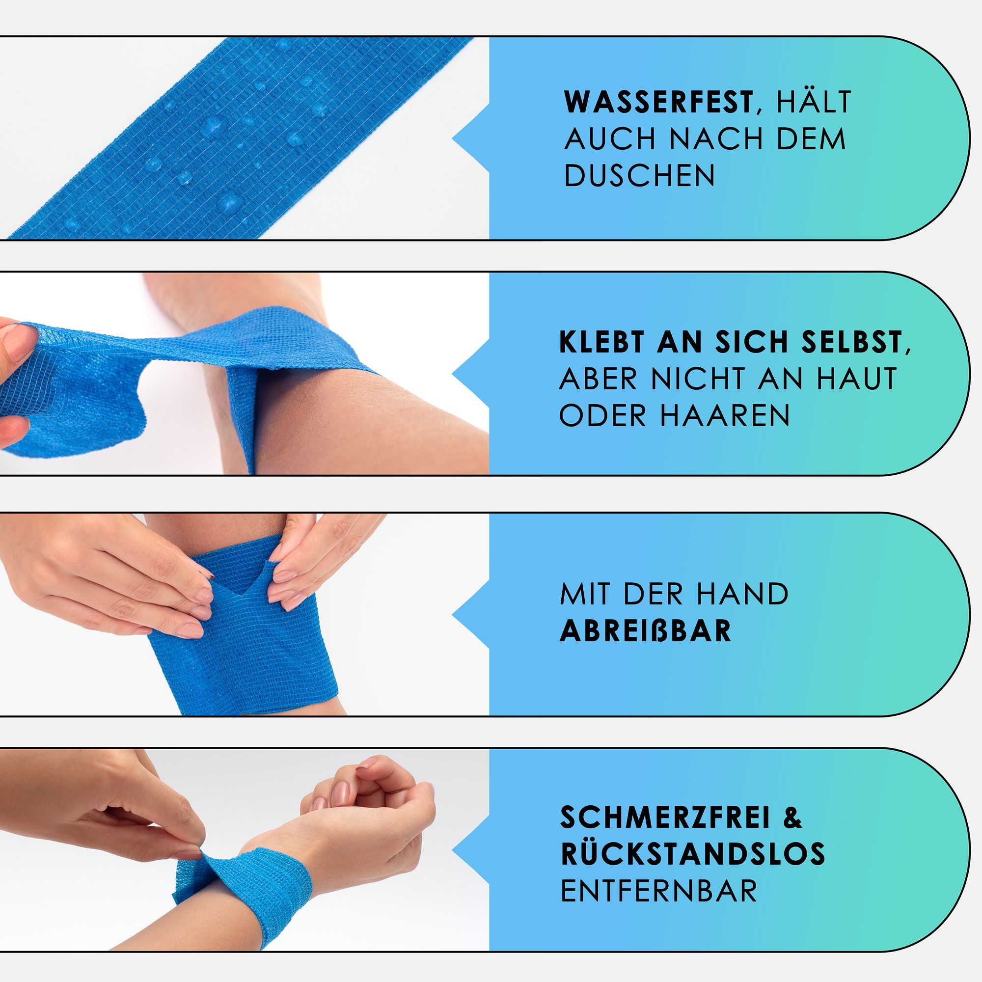 Health Press Selbstklebender Verband