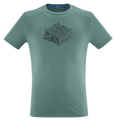 T-shirt Millet Kamet Map Vert Homme