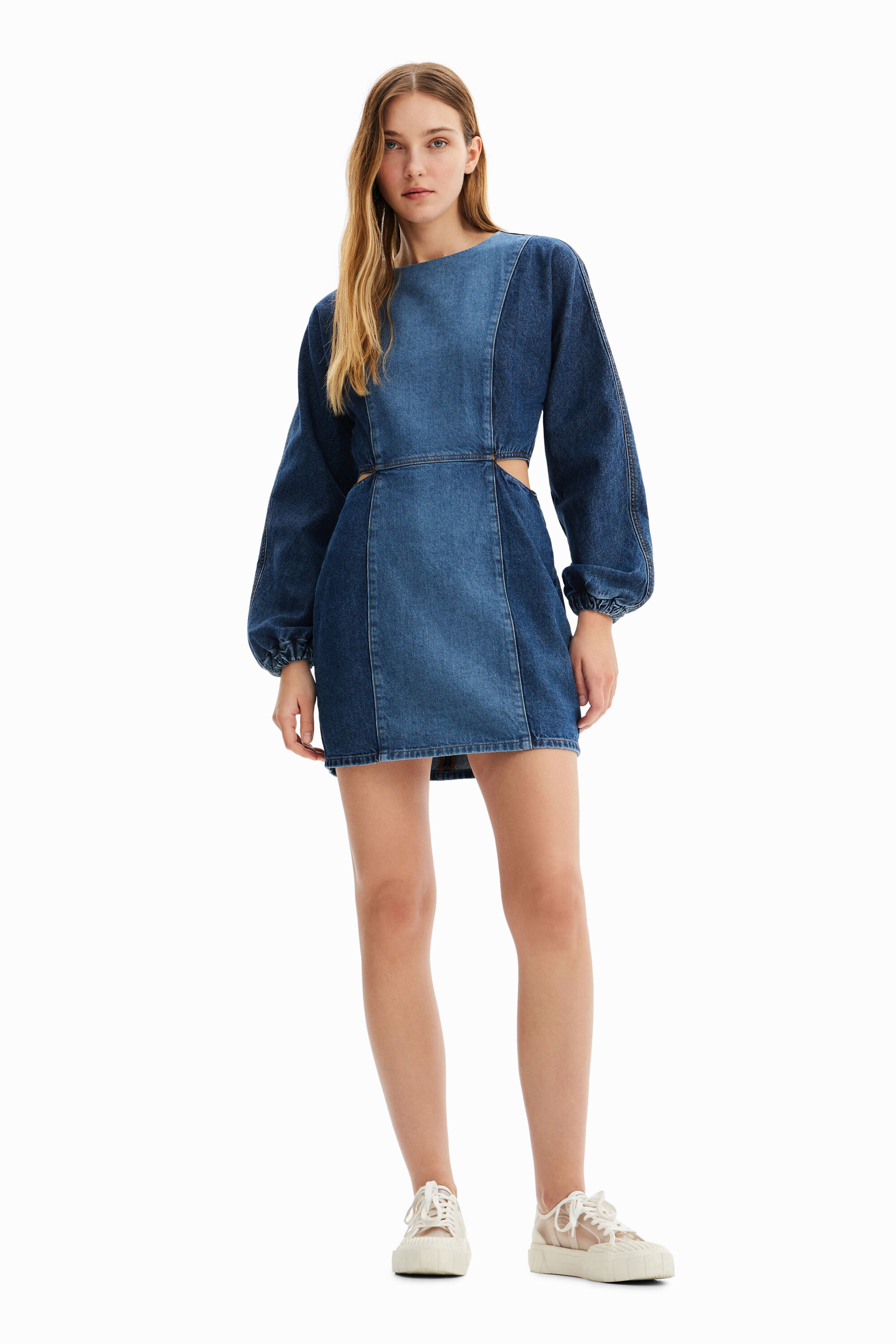 Robe découpes Circular Denim