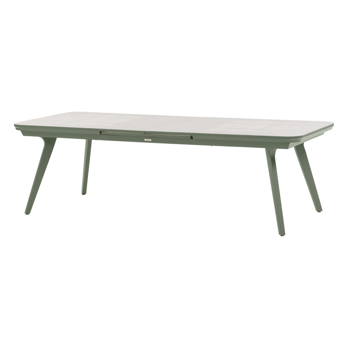 TABLE PULPY EXTENSIBLE VERRE CERAMIQUE GRANITE 12 PLACES