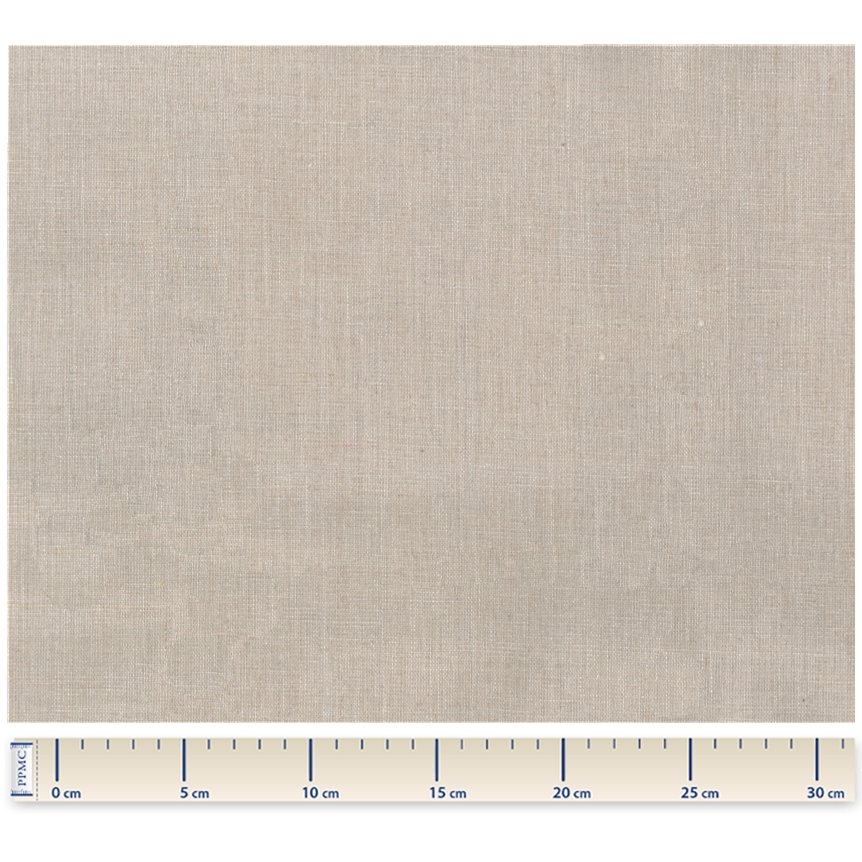 Tissu Enduit Au Mètre Lin Argenté