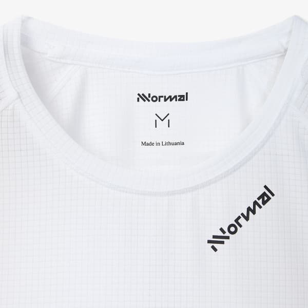 T-shirt running NNORMAL RACE T-SHIRT WHITE