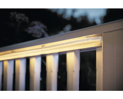 Philips hue LED strip lightstrip voor buiten IP67 RGBW 19W 780 lm 2 m - compatibel met alle SMART HOME van hornbach