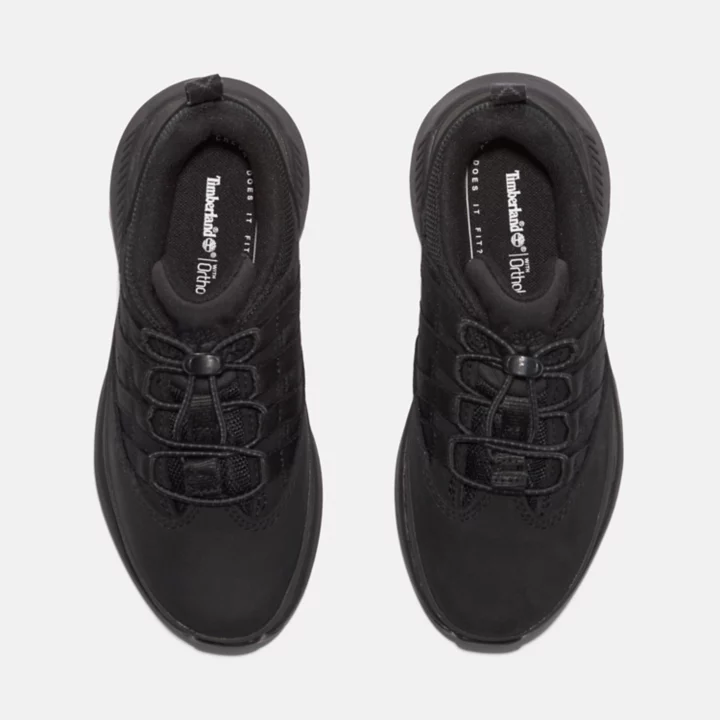 Basket Euro Trekker pour enfant en noir