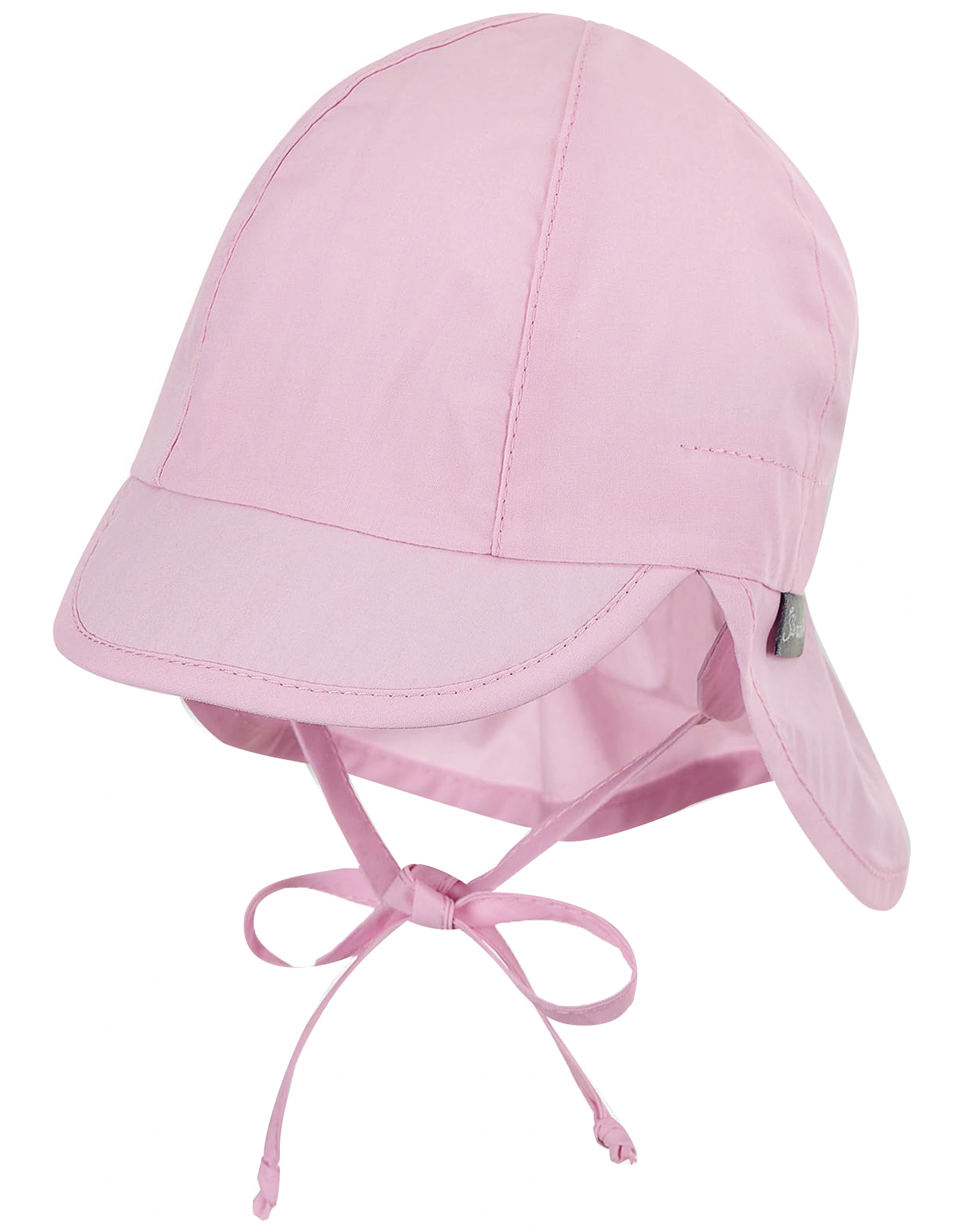 Schirmmütze BABY BASIC mit Nackenschutz in rosa