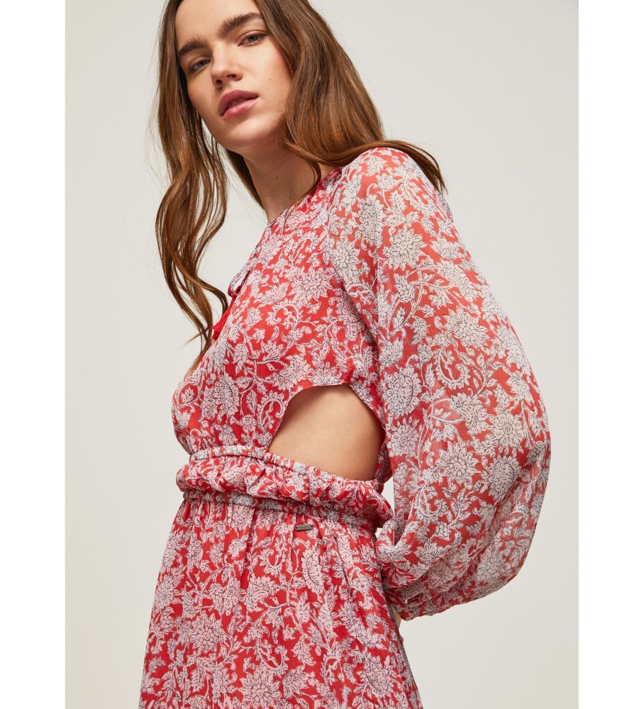 Vestido vermelho Pepe Jeans Batilde