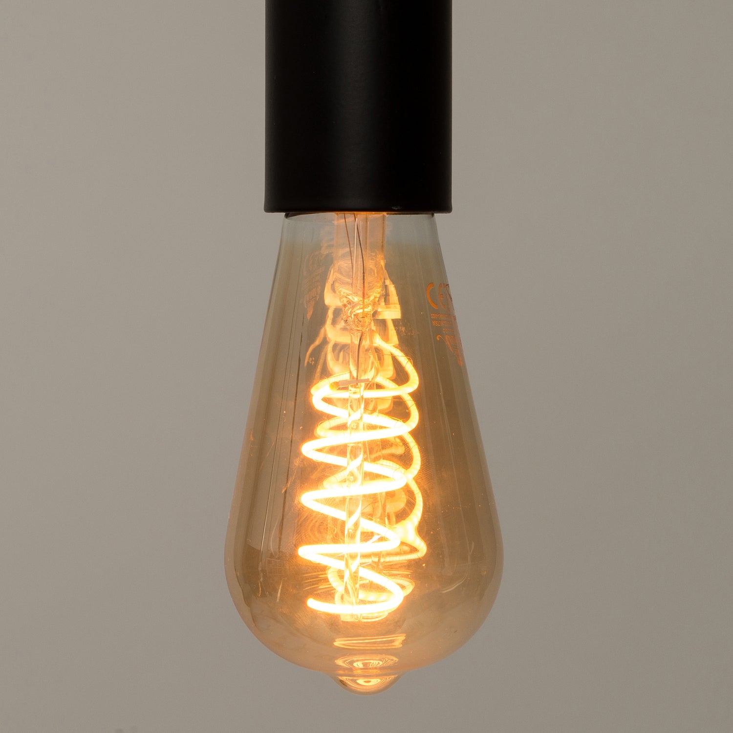 Lichtbron D 6 H 14 cm oranje