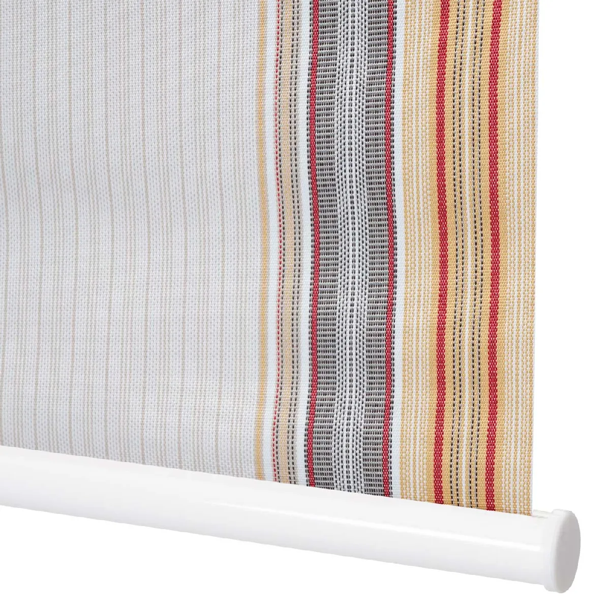 Decoshop26 Store occultant 80x160 cm Gris Marron Orange