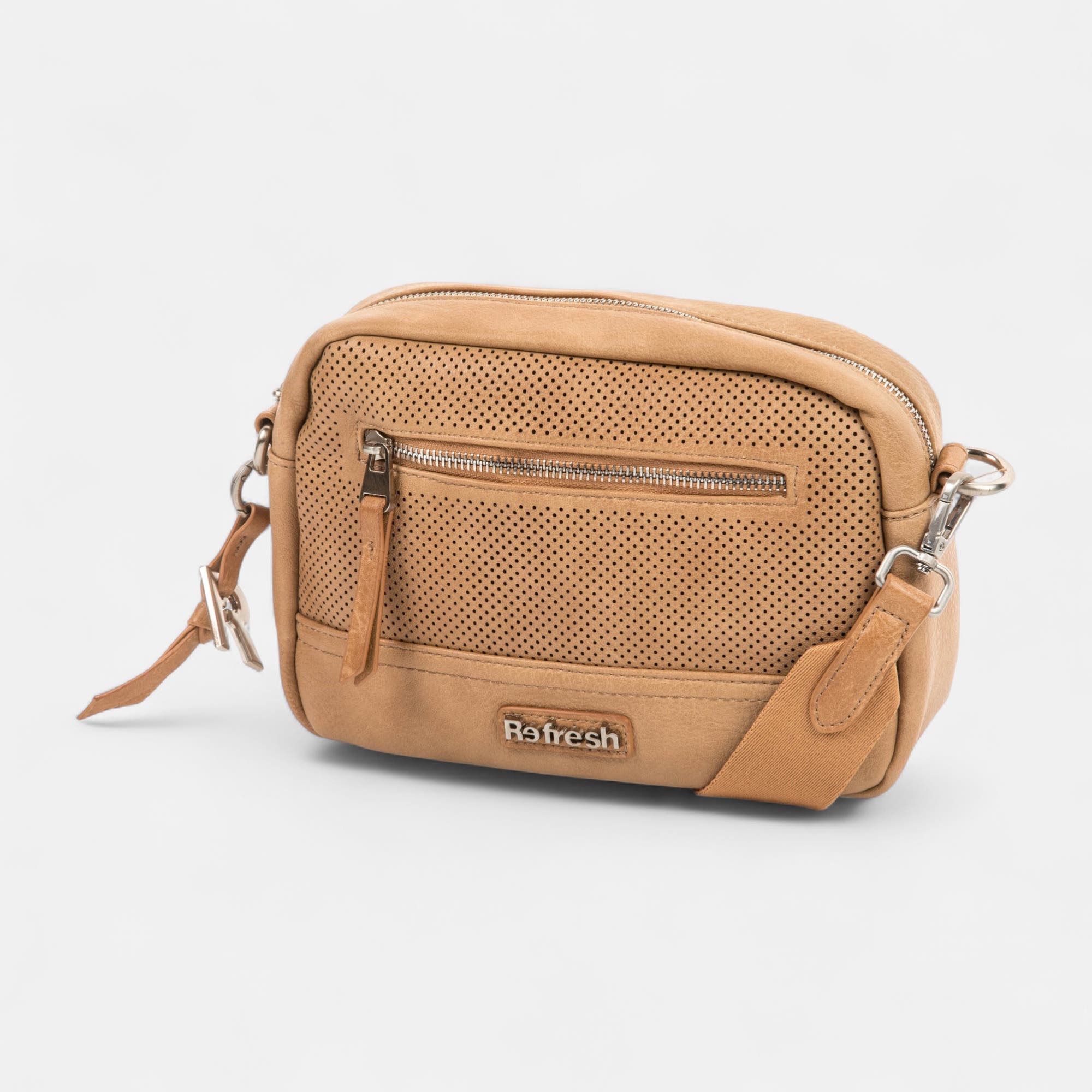 Sac bandoulière camel