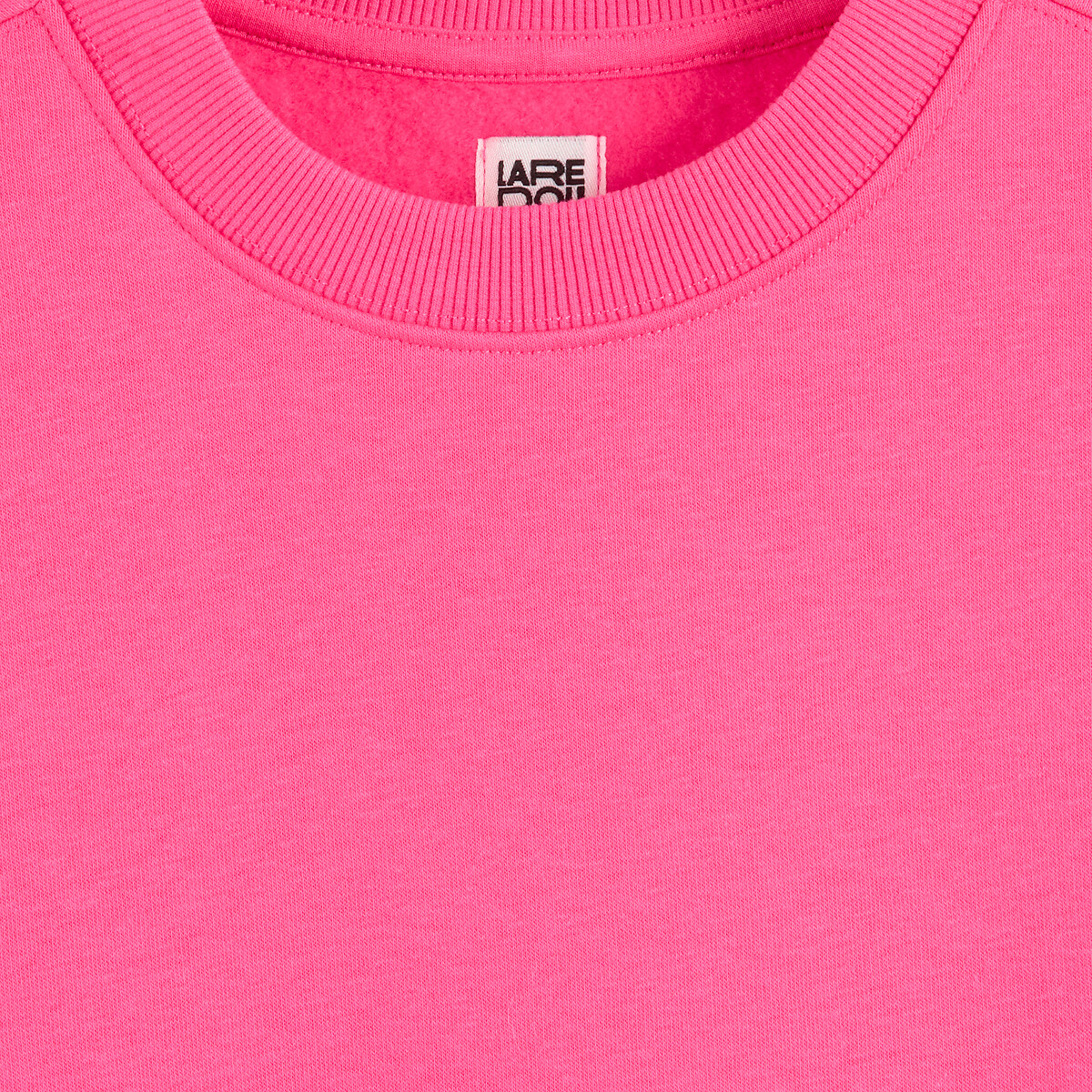 COLEÇÕES LA REDOUTE<br>Moletom de gola redonda achatado