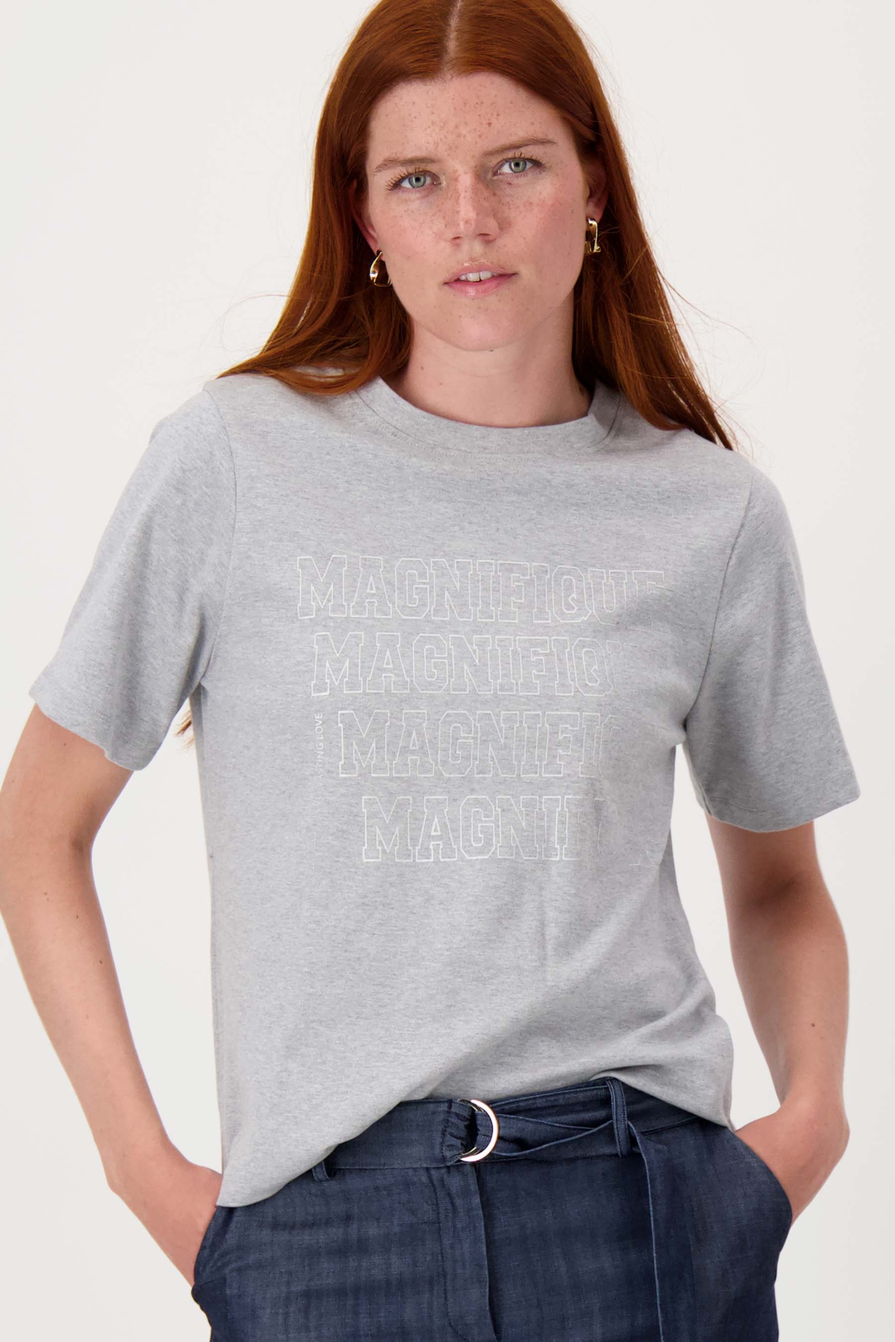 t-shirt met magnifique print