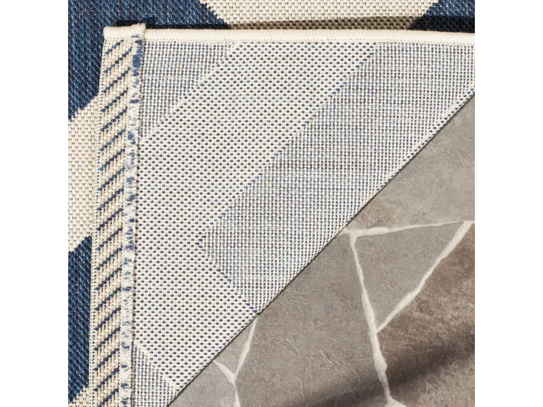 Tapis Navy & Beige 160 X 231 cm - Chelsea