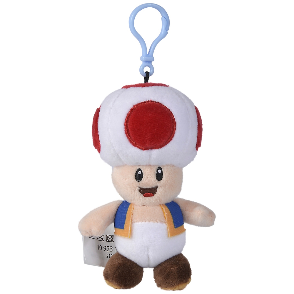 Super Mario 12,5 cm Plüsch-Schlüsselanhänger