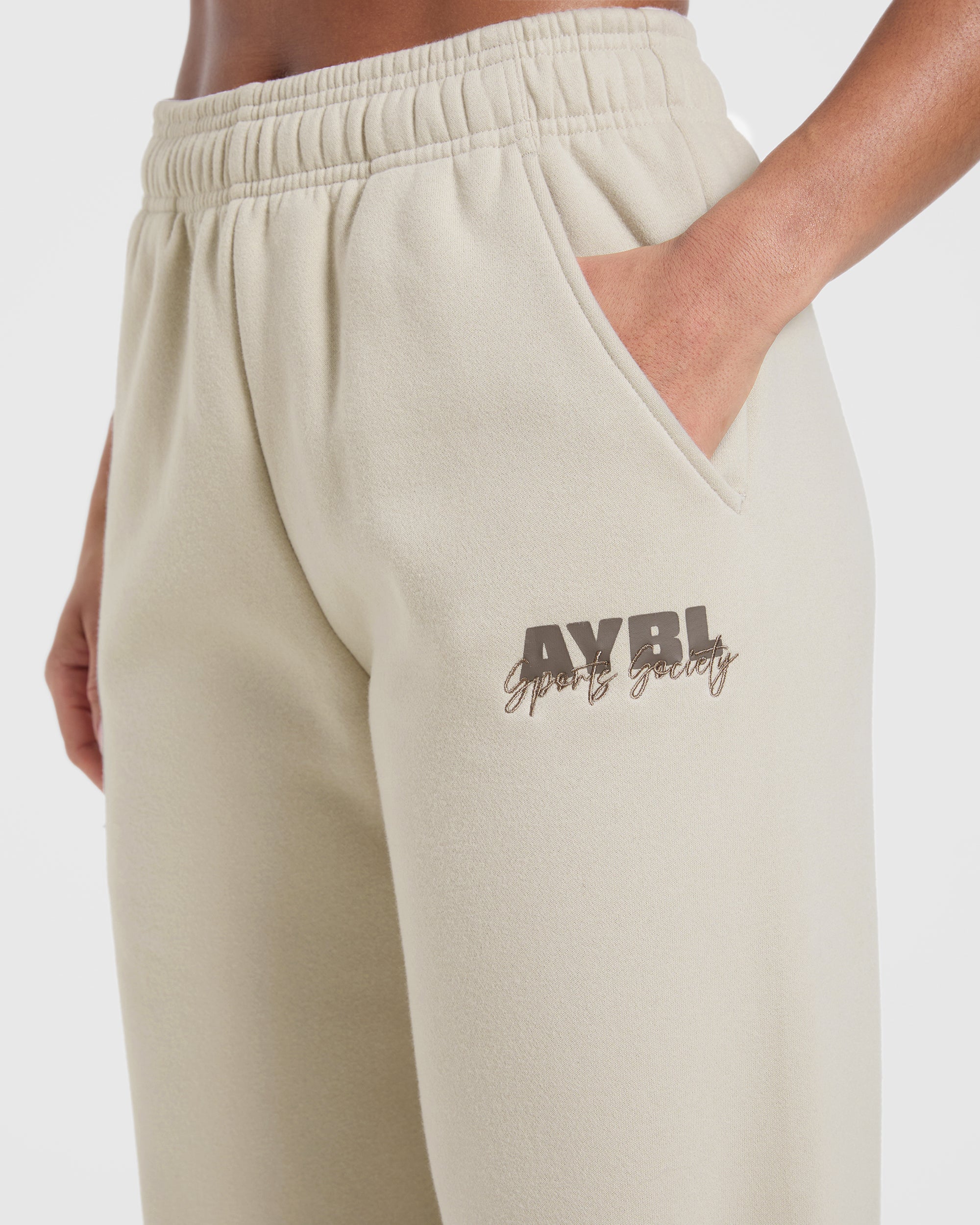 Sports Society Oversized Straight Leg Joggers