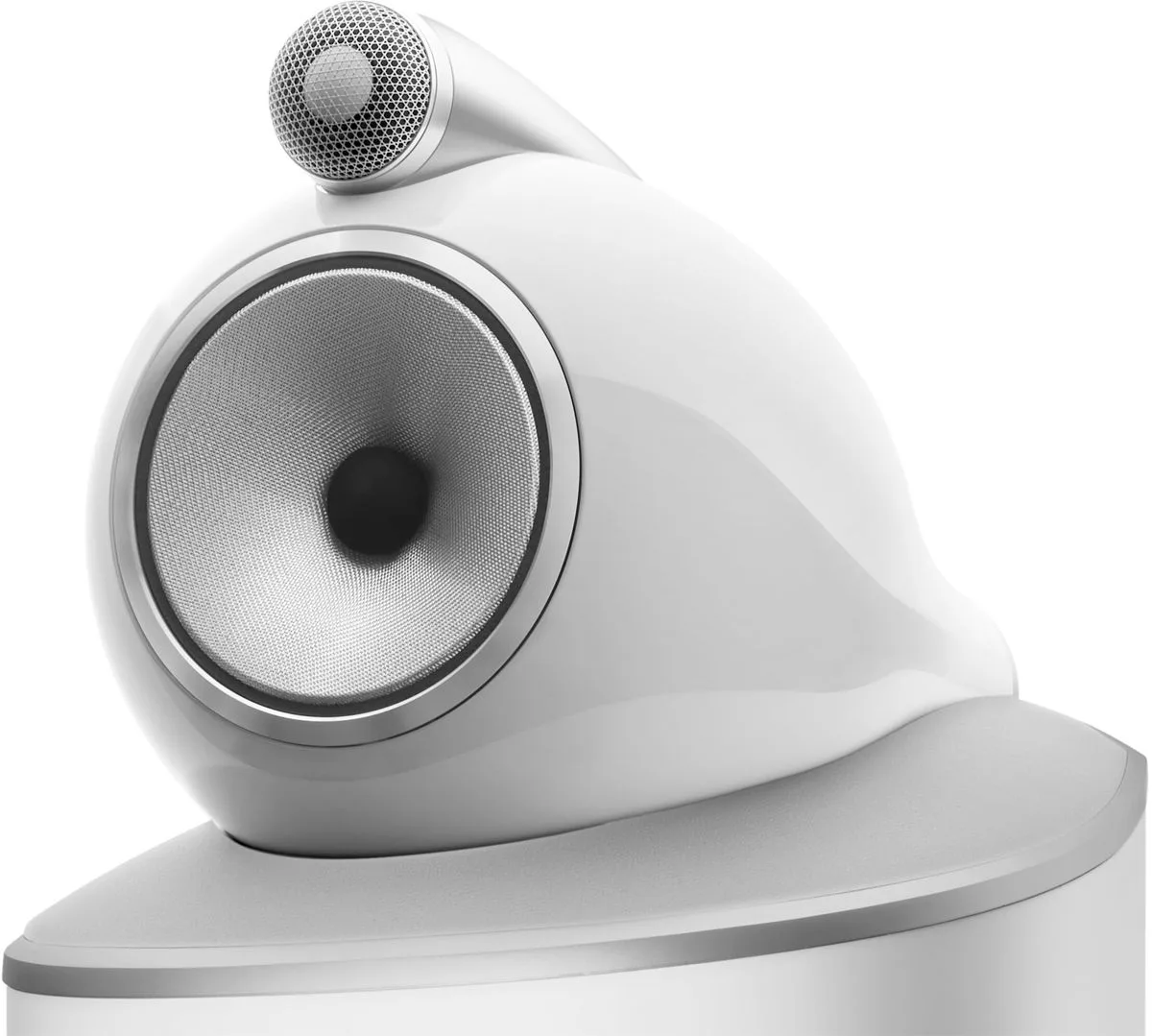B&W 801 D4 Blanc satin (la paire) Enceintes colonne