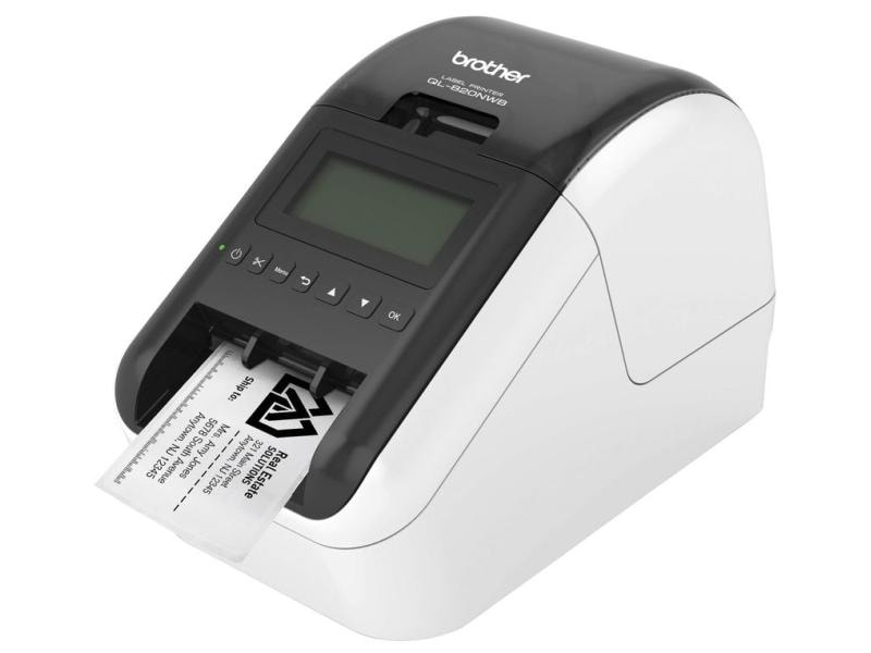 Brother Etikettendrucker PT QL-820NWBc Netzwerk- und WLAN-fähiger 2-Farb-Thermodirektdrucker