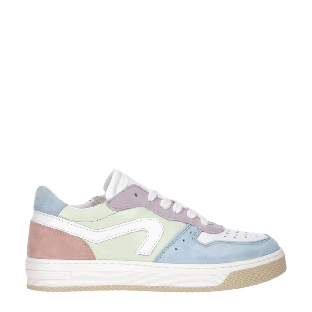 Hip sneakerslichtblauw combi