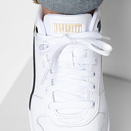 Baskets RBD Game Low 386373 Puma White Puma Black Gold