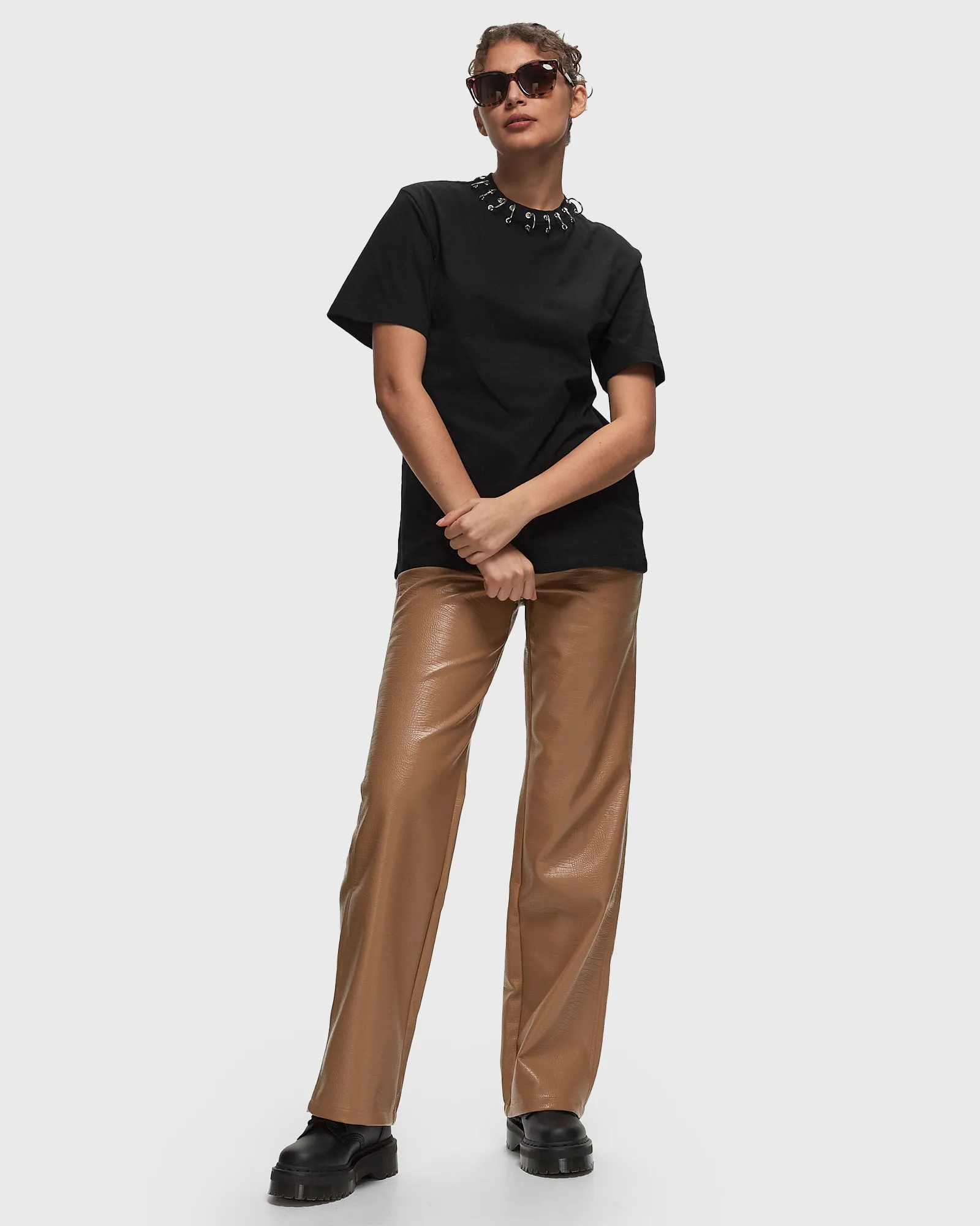 ROTATE Birger Christensen OVERSIZED RING T-SHIRT