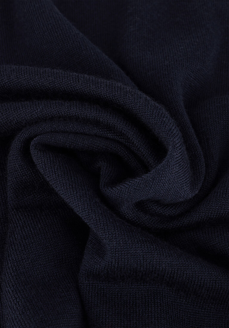 donkerblauwe profuomo trui pullover v-neck