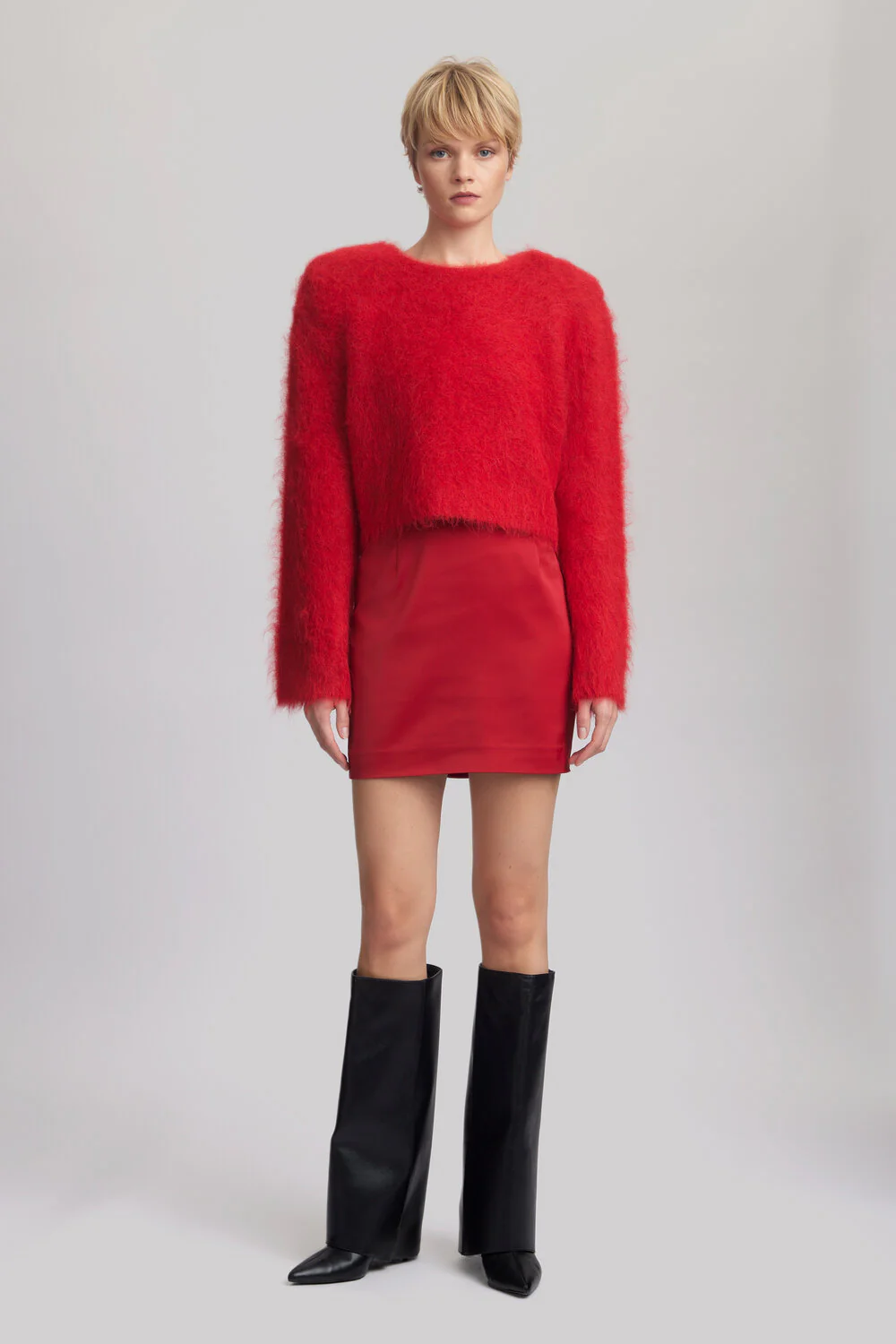 GESTUZ  Safi pullover uldstriktrøje - Haute Red