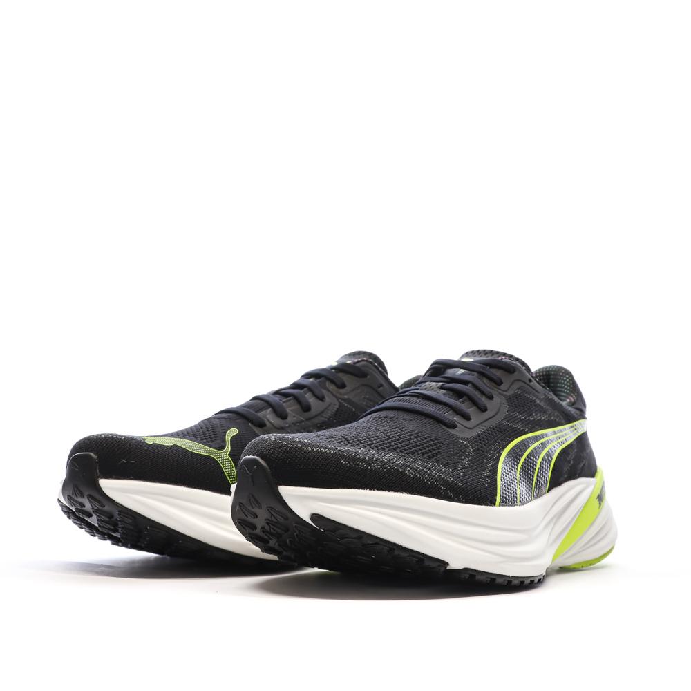 Puma Chaussures de running Noires/Jaunes Homme Puma Magnify