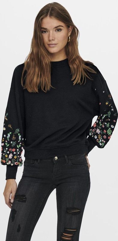 Only - Sjaal - Zwart - Katoen/Polyester