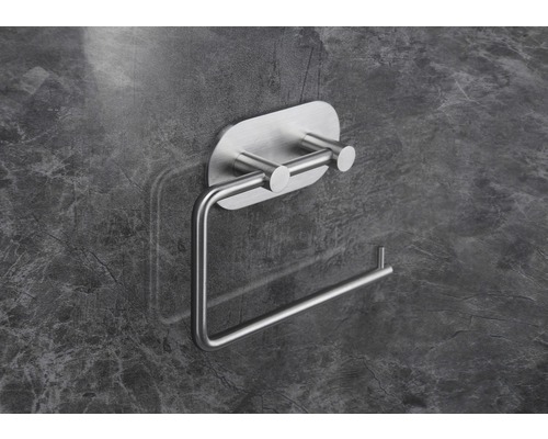 form&style zelfklevende toiletrolhouder, rond, roestvrij staal
